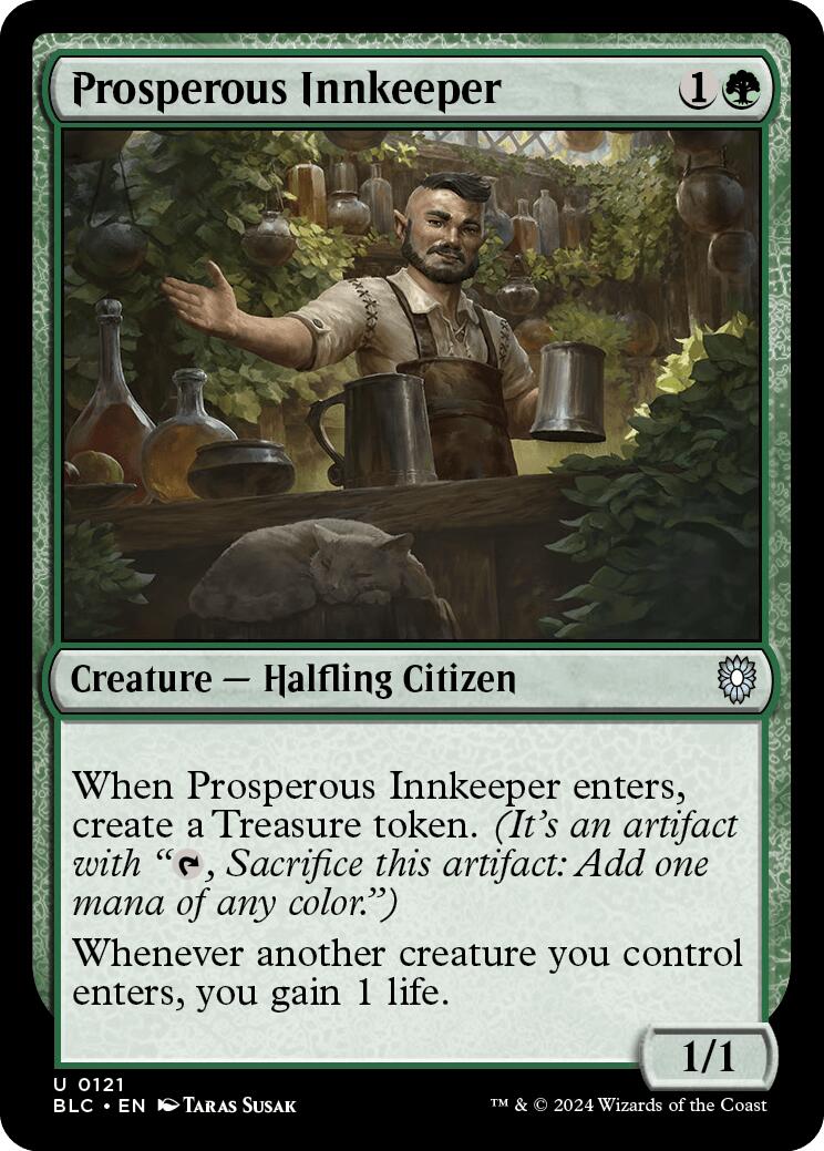 Prosperous Innkeeper [Bloomburrow Commander] | Good Games Morley