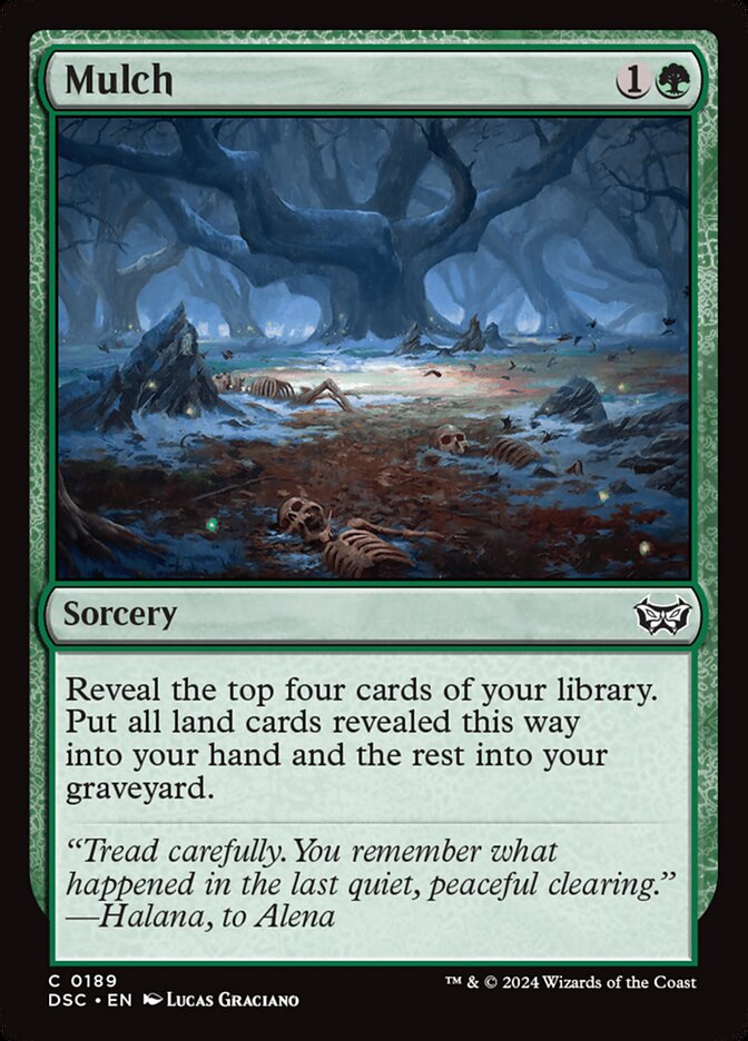 Mulch 189/40 (Commander: Duskmourn: House of Horror)  | Good Games Morley