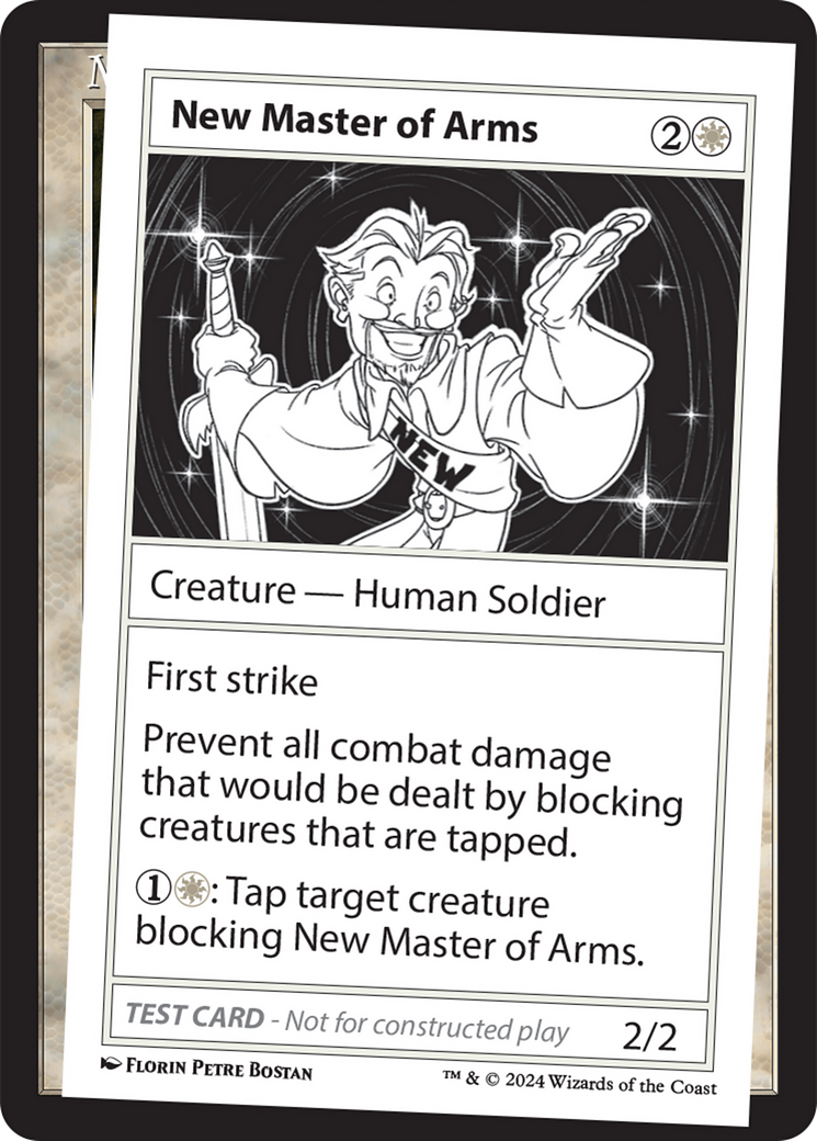 New Master of Arms [Mystery Booster 2 Playtest Cards] | Good Games Morley