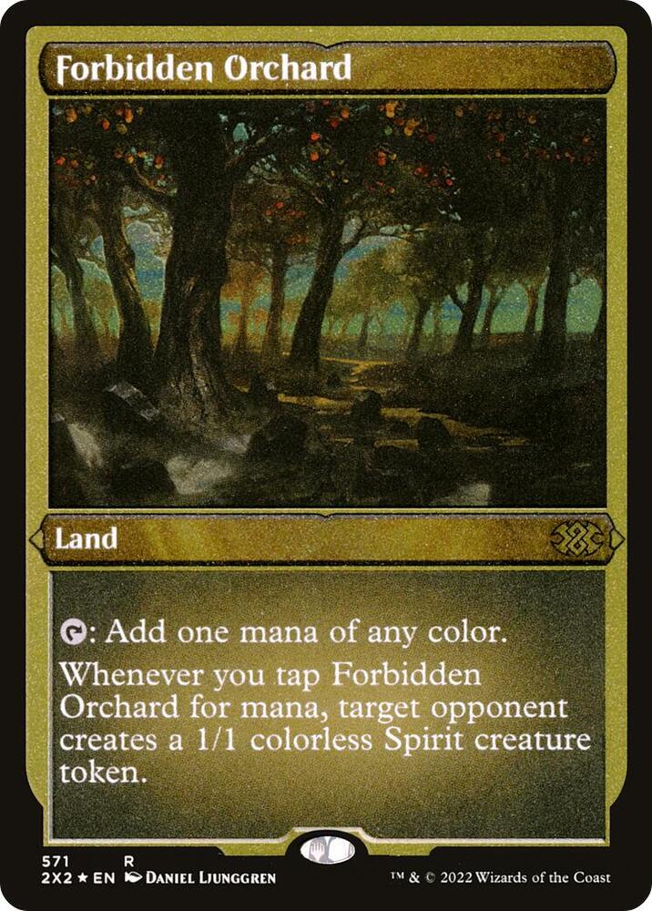 Forbidden Orchard Foil Etched 571 (Double Masters 2022)  - Foil | Good Games Morley