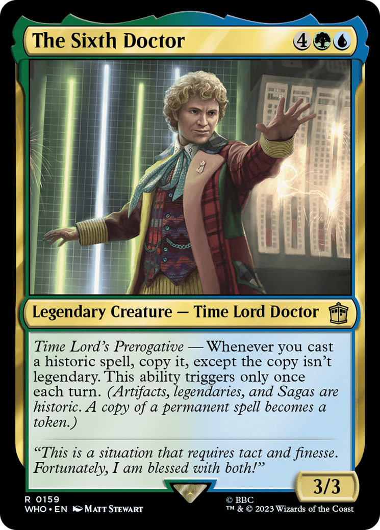 The Sixth Doctor [Doctor Who] | Good Games Morley