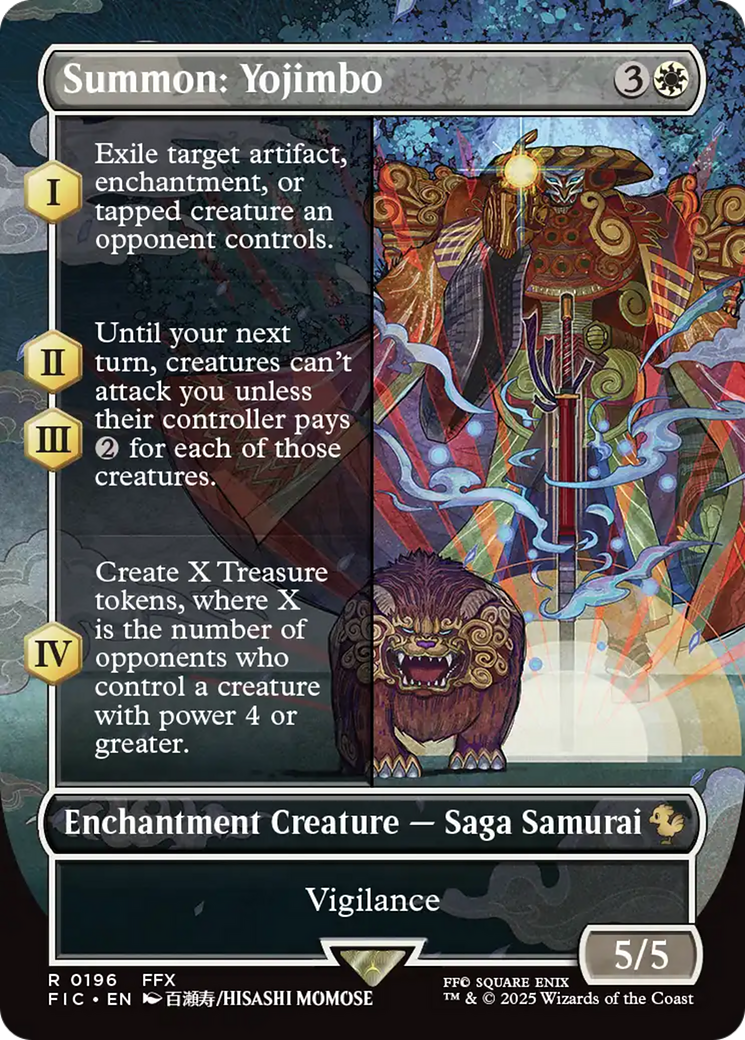 Summon: Yojimbo (Borderless) [FINAL FANTASY Commander] | Good Games Morley