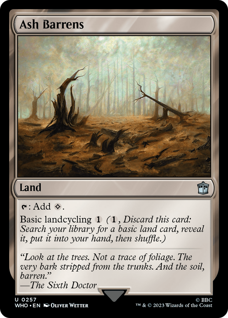 Ash Barrens [Doctor Who] | Good Games Morley