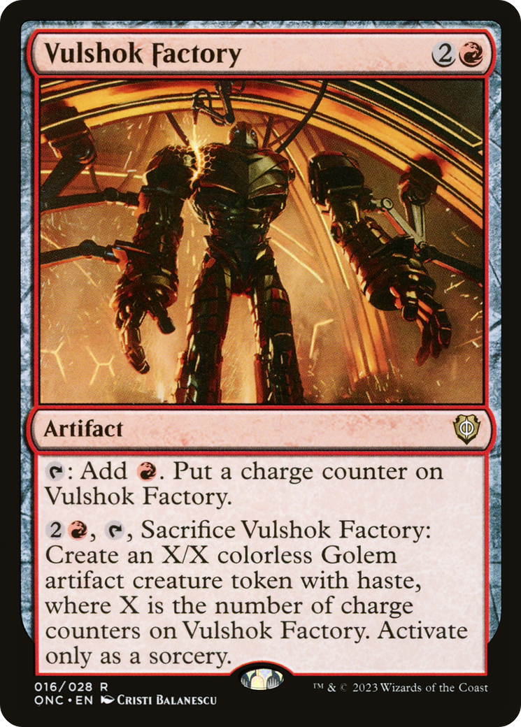 Vulshok Factory [Phyrexia: All Will Be One Commander] | Good Games Morley