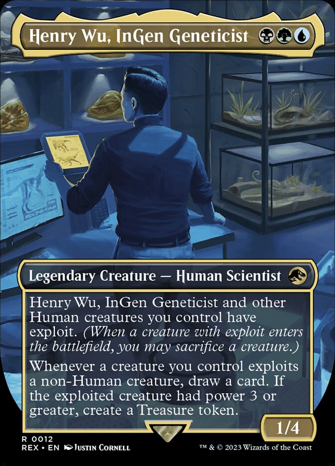 Henry Wu, InGen Geneticist 12/26 (Universes Beyond: Jurassic World Collection)  - Borderless | Good Games Morley