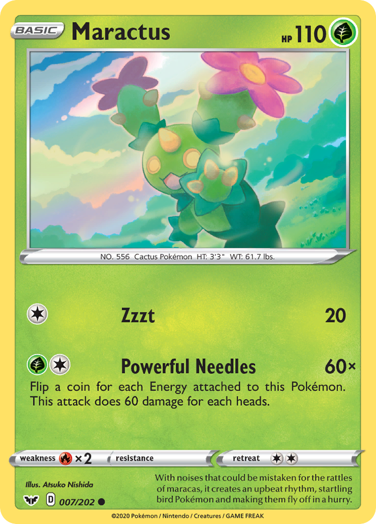 Maractus (007/202) [Sword & Shield: Base Set] | Good Games Morley
