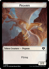 Copy (54) // Pegasus Double-Sided Token [Commander Masters Tokens] | Good Games Morley