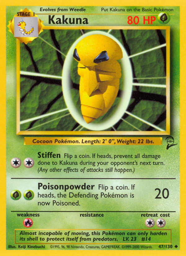 Kakuna (47/130) [Base Set 2] | Good Games Morley