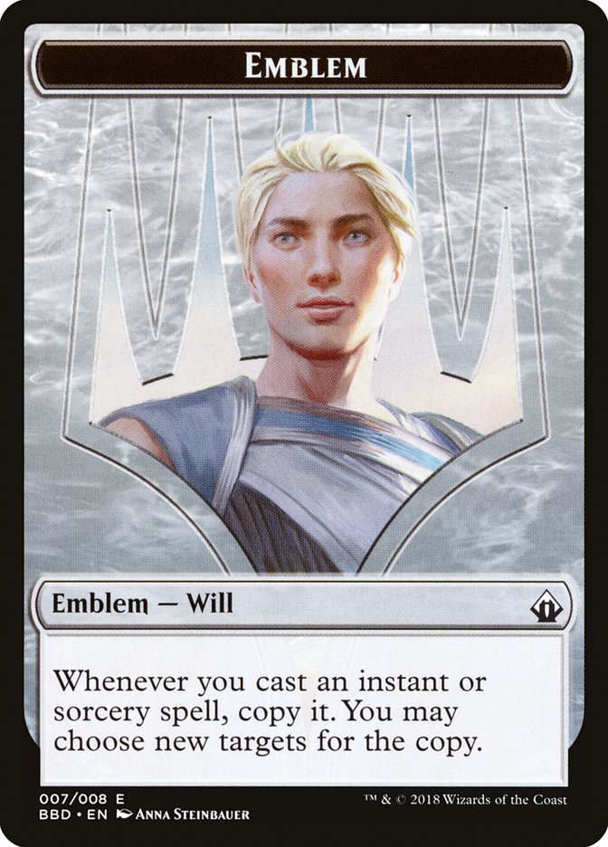 Will Kenrith Emblem [Battlebond Tokens] | Good Games Morley