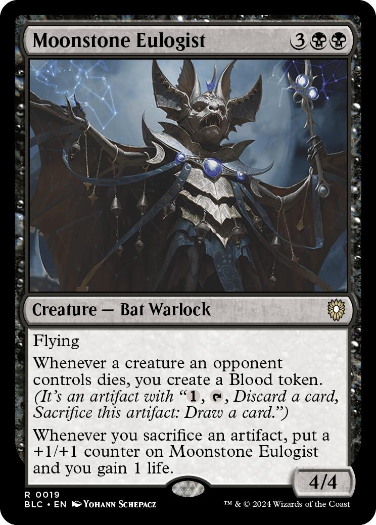 Moonstone Eulogist [Bloomburrow Commander] | Good Games Morley