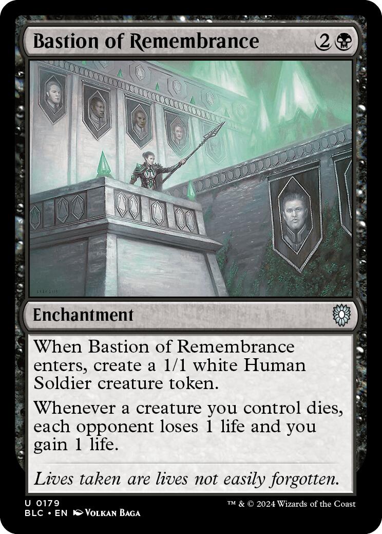 Bastion of Remembrance [Bloomburrow Commander] | Good Games Morley