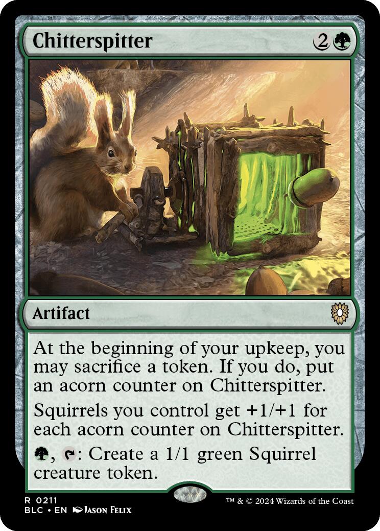Chitterspitter [Bloomburrow Commander] | Good Games Morley