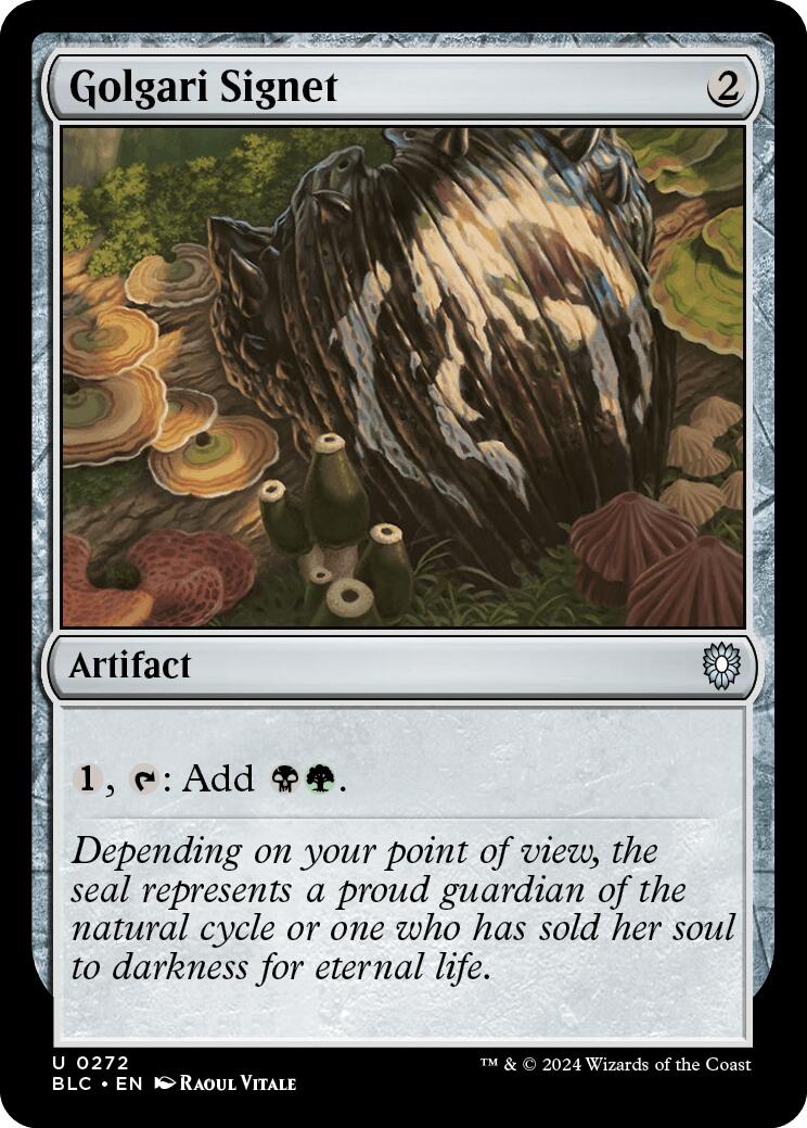 Golgari Signet [Bloomburrow Commander] | Good Games Morley