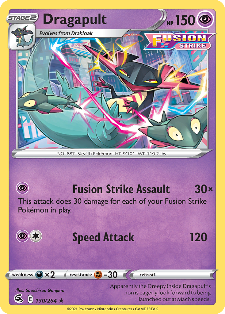 Dragapult (130/264) (Theme Deck Exclusive) [Sword & Shield: Fusion Strike] | Good Games Morley