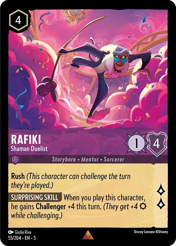 Rafiki - Shaman Duelist (55/204) [Shimmering Skies] | Good Games Morley