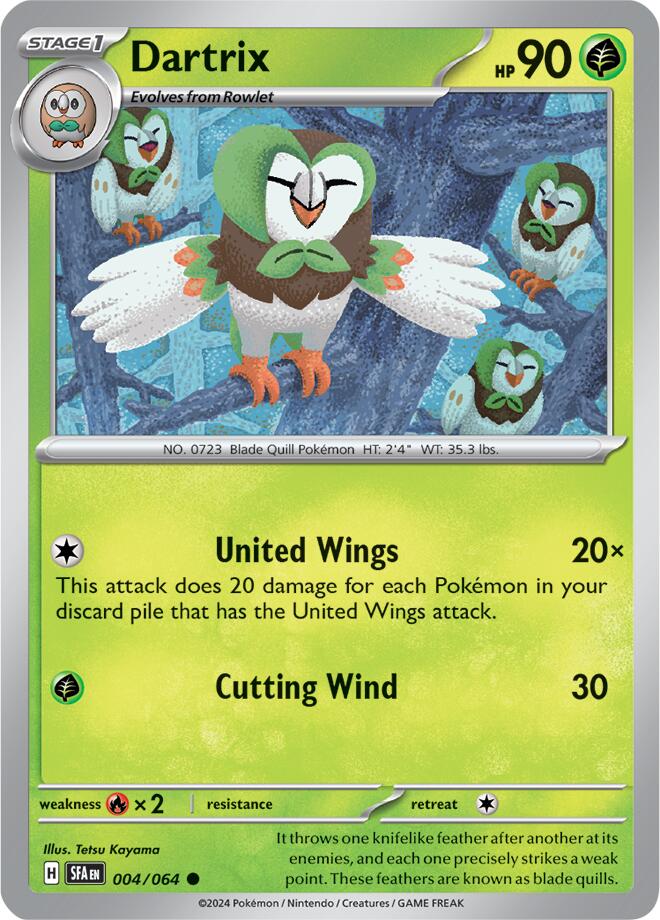 Dartrix (004/064) [Scarlet & Violet: Shrouded Fable] | Good Games Morley