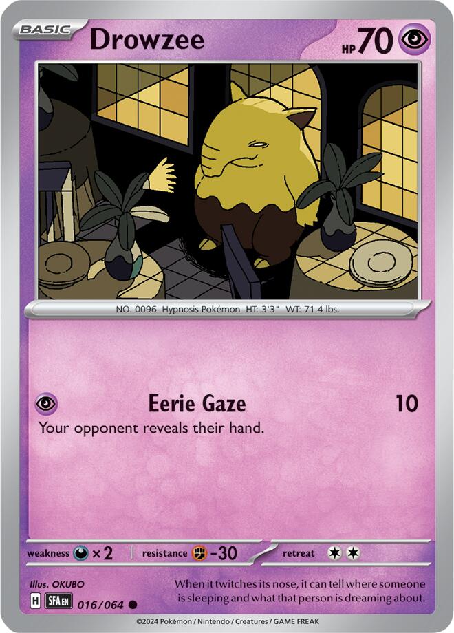Drowzee (016/064) [Scarlet & Violet: Shrouded Fable] | Good Games Morley
