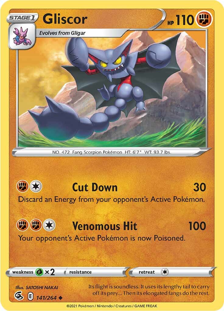 Gliscor (141/264) [Sword & Shield: Fusion Strike] | Good Games Morley