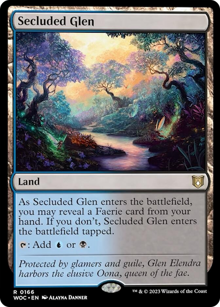 Secluded Glen [Wilds of Eldraine Commander] | Good Games Morley