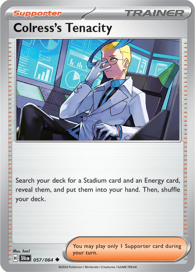 Colress's Tenacity (057/064) [Scarlet & Violet: Shrouded Fable] | Good Games Morley