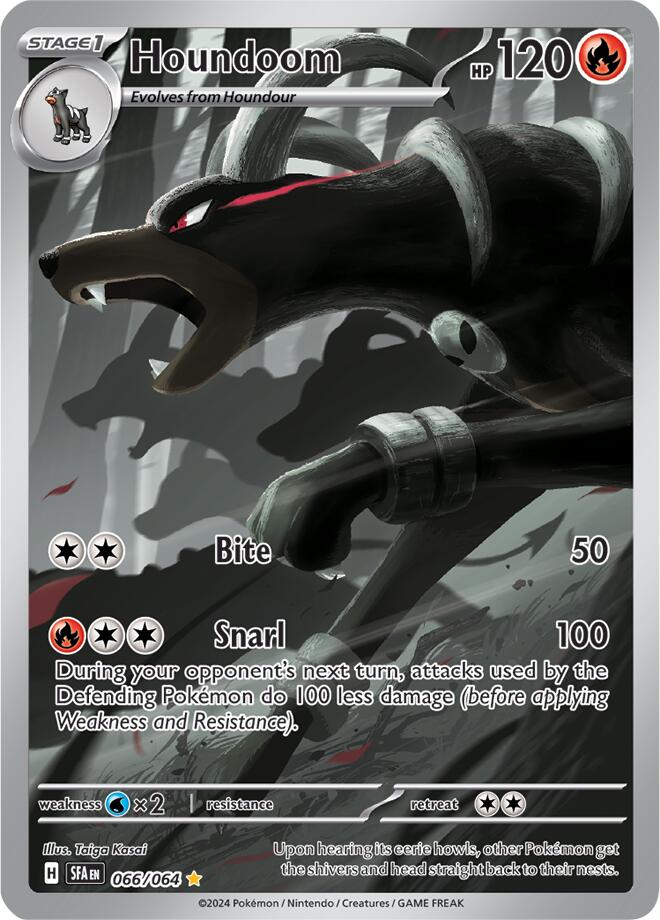 Houndoom (066/064) [Scarlet & Violet: Shrouded Fable] | Good Games Morley