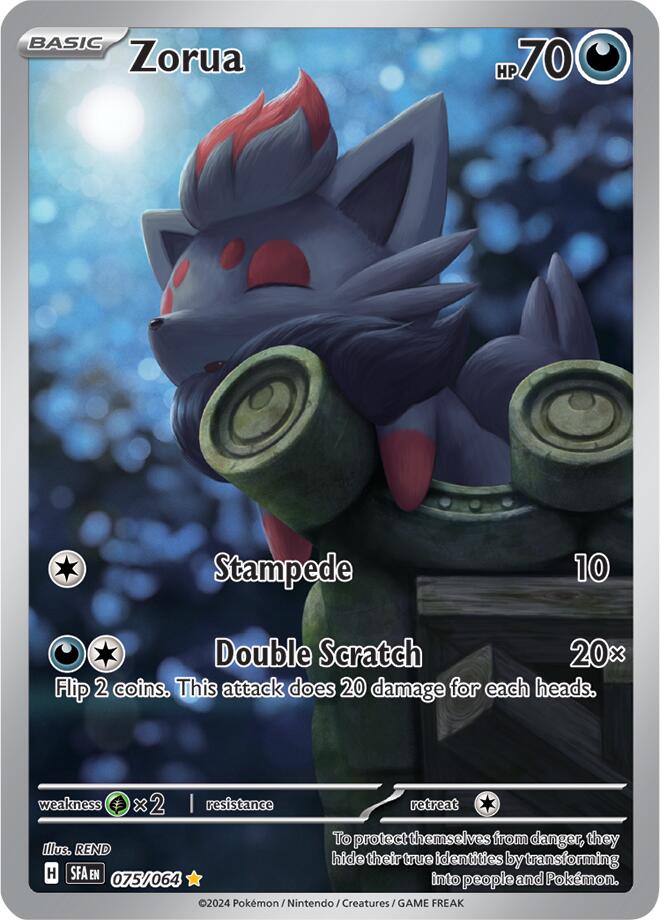 Zorua (075/064) [Scarlet & Violet: Shrouded Fable] | Good Games Morley