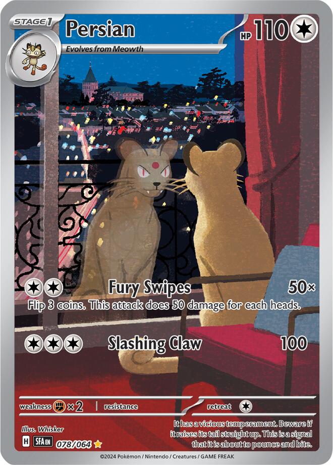 Persian (078/064) [Scarlet & Violet: Shrouded Fable] | Good Games Morley