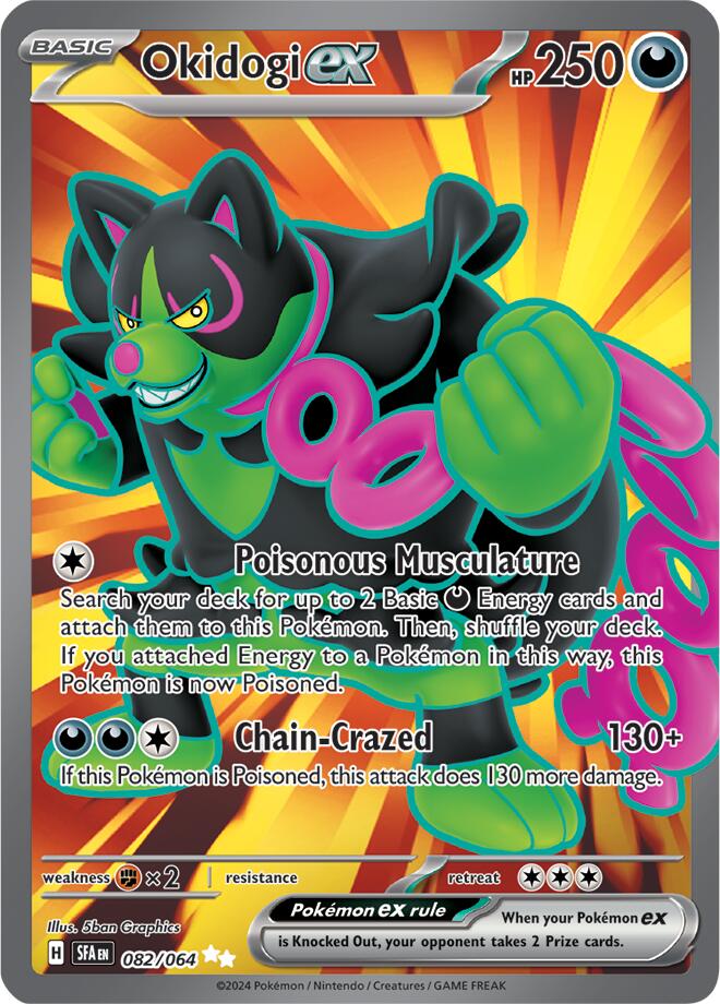 Okidogi ex (082/064) [Scarlet & Violet: Shrouded Fable] | Good Games Morley