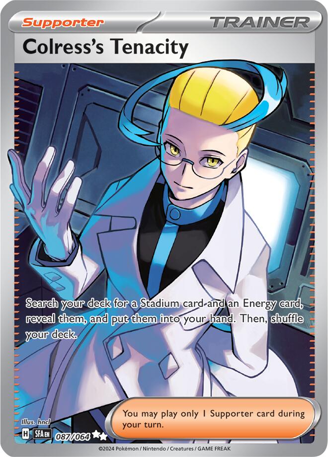 Colress's Tenacity (087/064) [Scarlet & Violet: Shrouded Fable] | Good Games Morley