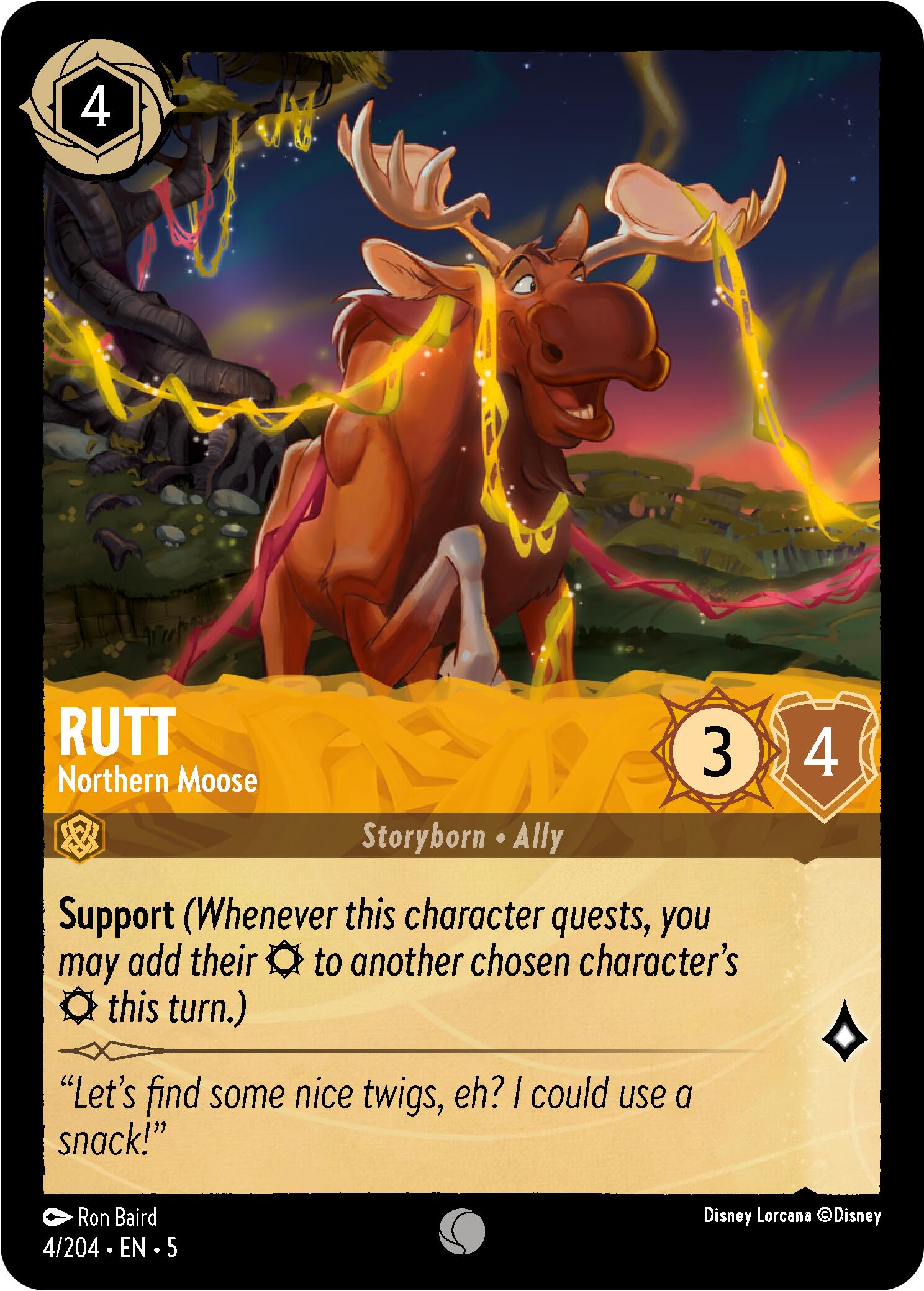Rutt - Northern Moose (4/204) [Shimmering Skies] | Good Games Morley
