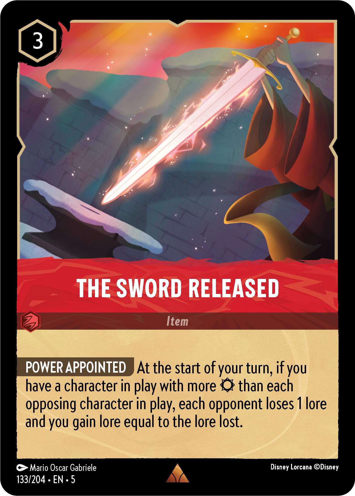 The Sword Released (133/204) [Shimmering Skies] | Good Games Morley