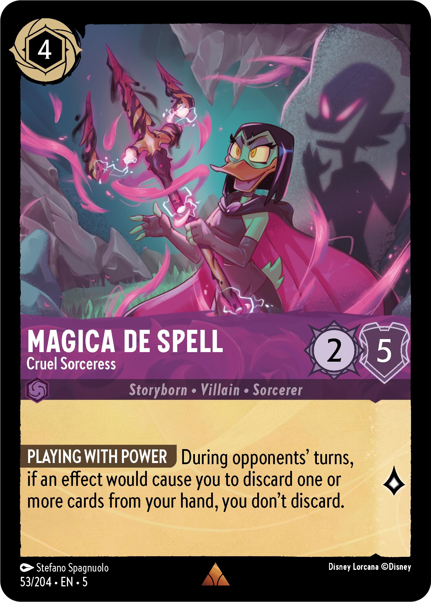 Magica De Spell - Cruel Sorceress (53/204) [Shimmering Skies] | Good Games Morley
