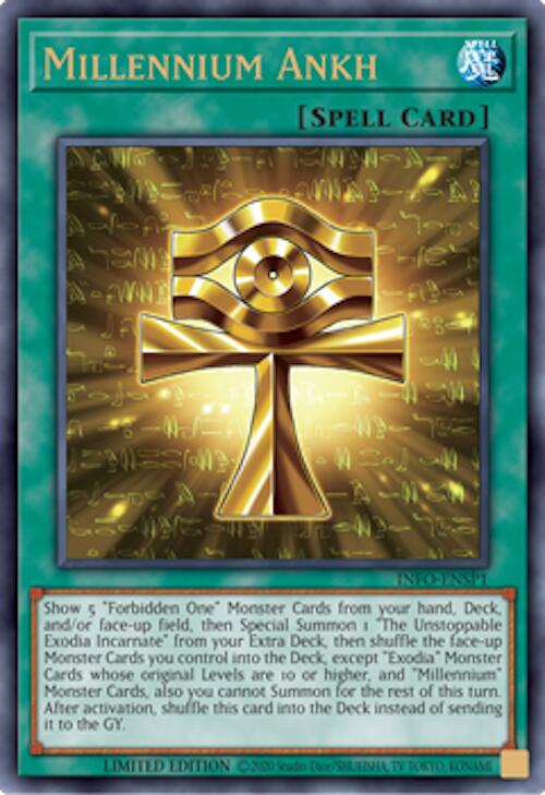 Millennium Ankh (INFO-ENSP1) [INFO-ENSP1] Secret Rare | Good Games Morley