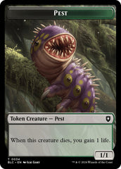 Pest // Shapeshifter Double-Sided Token [Bloomburrow Commander Tokens] | Good Games Morley