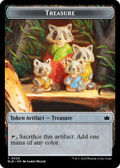 Beast (024) // Treasure Double-Sided Token [Bloomburrow Commander Tokens] | Good Games Morley