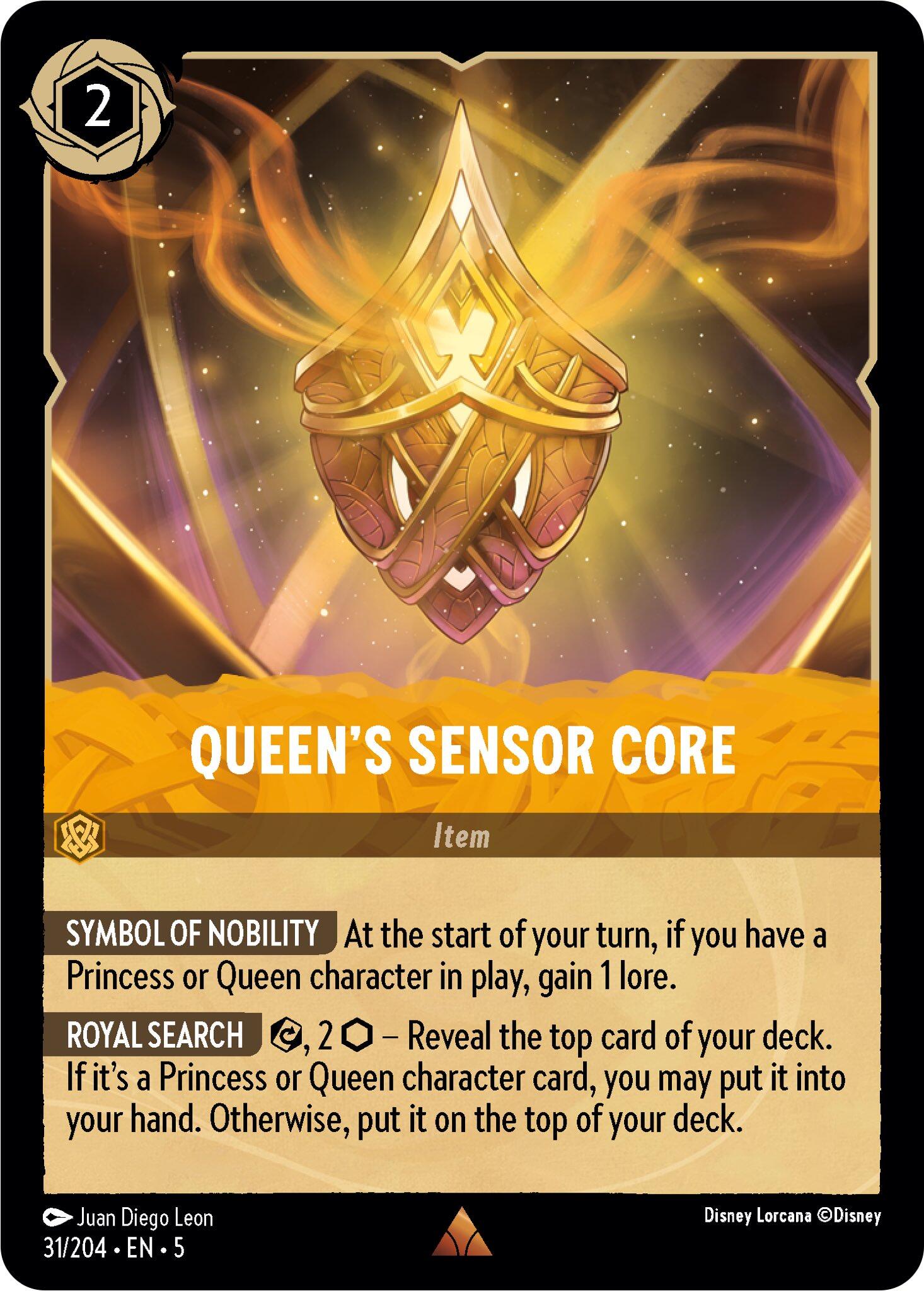 Queen's Sensor Core (31/204) [Shimmering Skies] | Good Games Morley