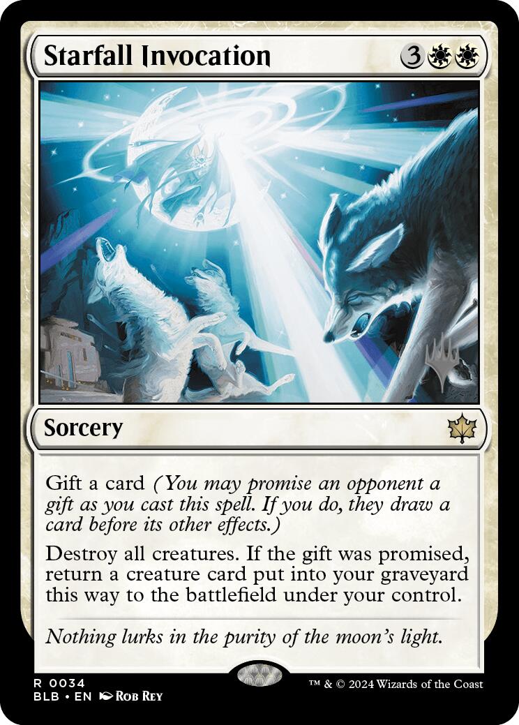 Starfall Invocation (Promo Pack) [Bloomburrow Promos] | Good Games Morley