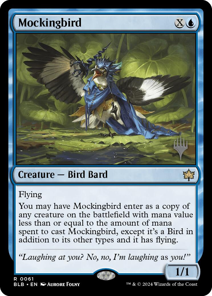 Mockingbird (Promo Pack) [Bloomburrow Promos] | Good Games Morley