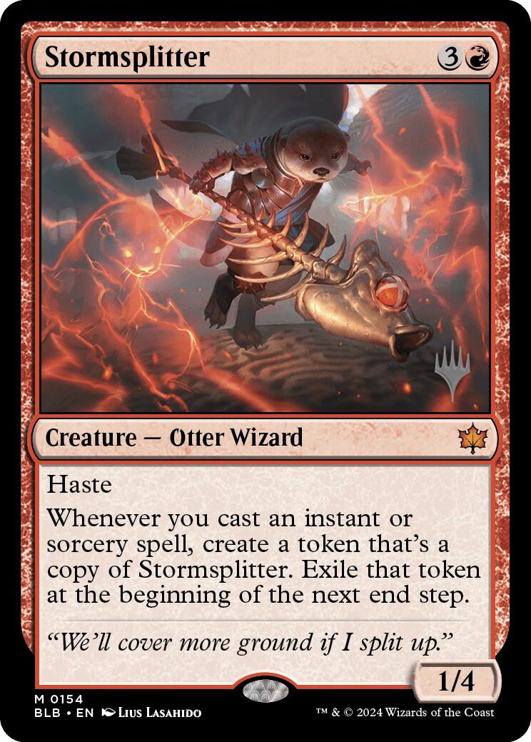 Stormsplitter (Promo Pack) [Bloomburrow Promos] | Good Games Morley
