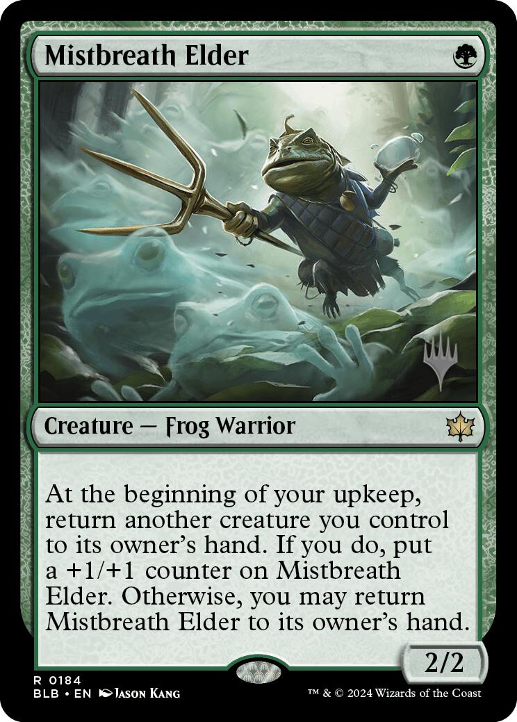 Mistbreath Elder (Promo Pack) [Bloomburrow Promos] | Good Games Morley