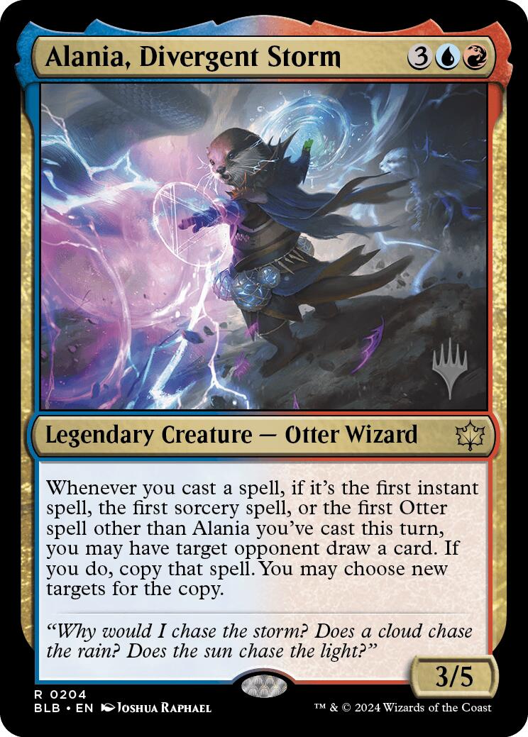 Alania, Divergent Storm (Promo Pack) [Bloomburrow Promos] | Good Games Morley