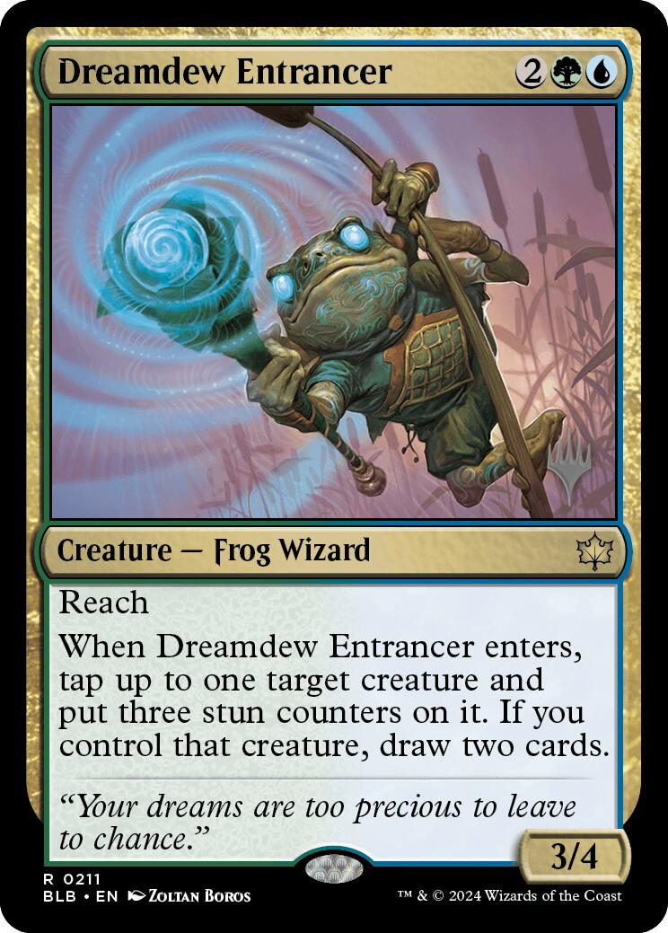 Dreamdew Entrancer (Promo Pack) [Bloomburrow Promos] | Good Games Morley