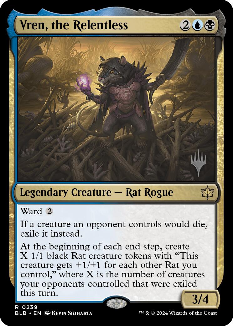 Vren, the Relentless (Promo Pack) [Bloomburrow Promos] | Good Games Morley