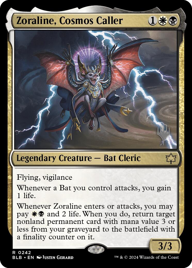 Zoraline, Cosmos Caller (Promo Pack) [Bloomburrow Promos] | Good Games Morley