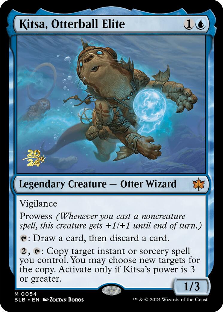 Kitsa, Otterball Elite [Bloomburrow Prerelease Promos] | Good Games Morley