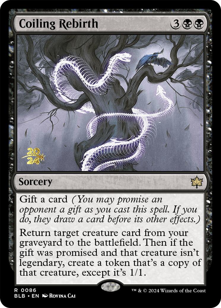Coiling Rebirth [Bloomburrow Prerelease Promos] | Good Games Morley