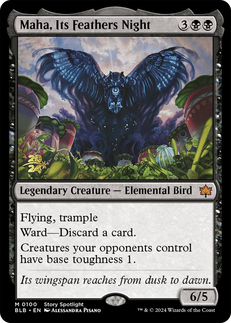 Maha, Its Feather Night [Bloomburrow Prerelease Promos] | Good Games Morley