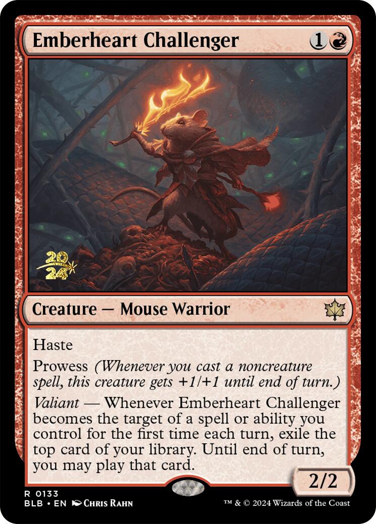 Emberheart Challenger [Bloomburrow Prerelease Promos] | Good Games Morley