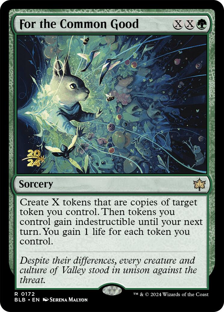 For the Common Good [Bloomburrow Prerelease Promos] | Good Games Morley