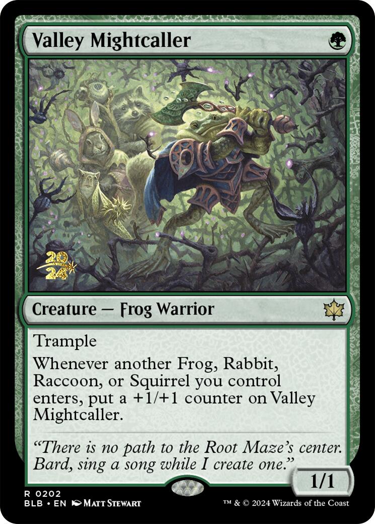 Valley Mightcaller [Bloomburrow Prerelease Promos] | Good Games Morley